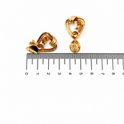 Orecchini - 18 carati Oro giallo - Made in Italy - Handmade