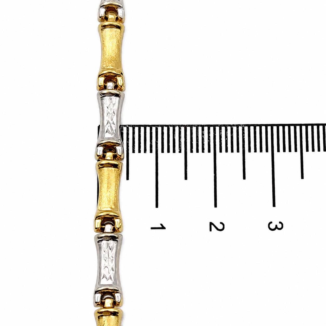 Bracciale - 18 carati Oro giallo, Oro bianco - Made in Italy - Handmade