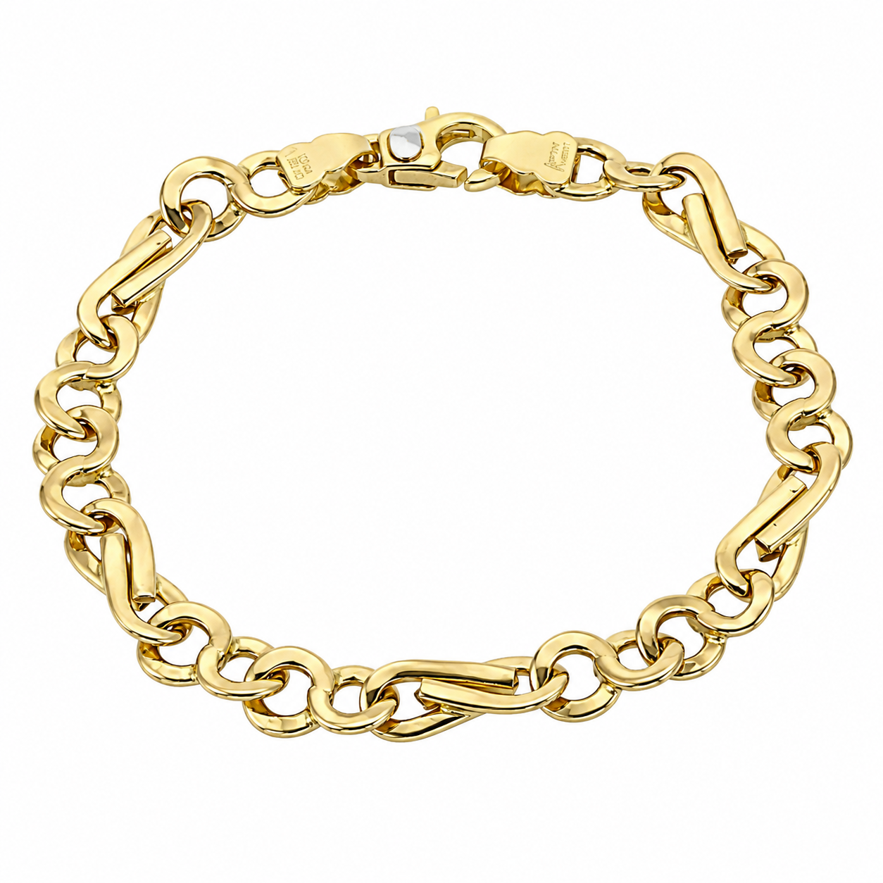 Bracciale - 18 carati Oro giallo - Made in Italy - Handmade