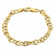 Bracciale - 18 carati Oro giallo - Made in Italy - Handmade