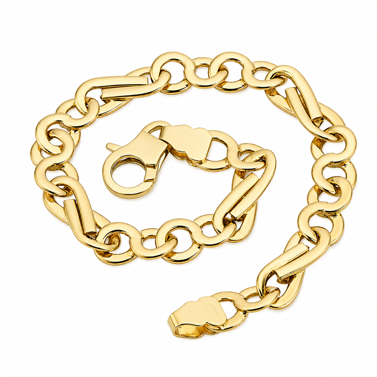 Bracciale - 18 carati Oro giallo - Made in Italy - Handmade