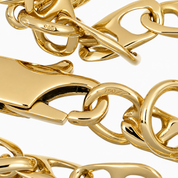 Bracciale - 18 carati Oro giallo - Made in Italy - Handmade