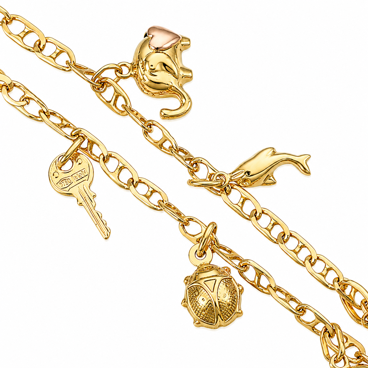 Bracciale - 18 carati Oro giallo - Made in Italy - Handmade