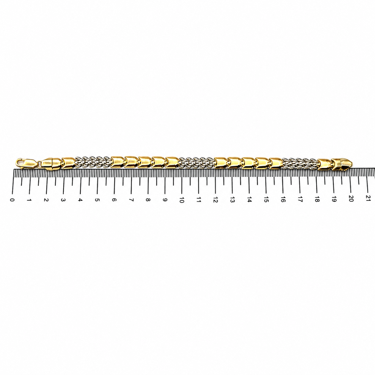 Bracciale - 18 carati Oro giallo, Oro bianco - Made in Italy - Handmade