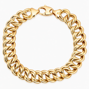Bracciale - 18 carati Oro giallo - Made in Italy - Handmade
