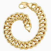 Bracciale - 18 carati Oro giallo - Made in Italy - Handmade