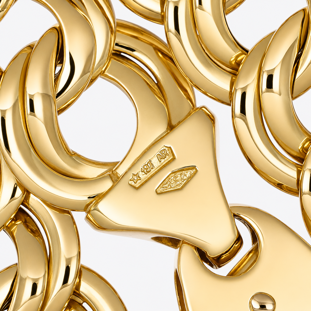 Bracciale - 18 carati Oro giallo - Made in Italy - Handmade