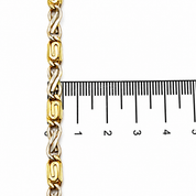 Bracciale - 18 carati Oro giallo, Oro bianco - Made in Italy - Handmade