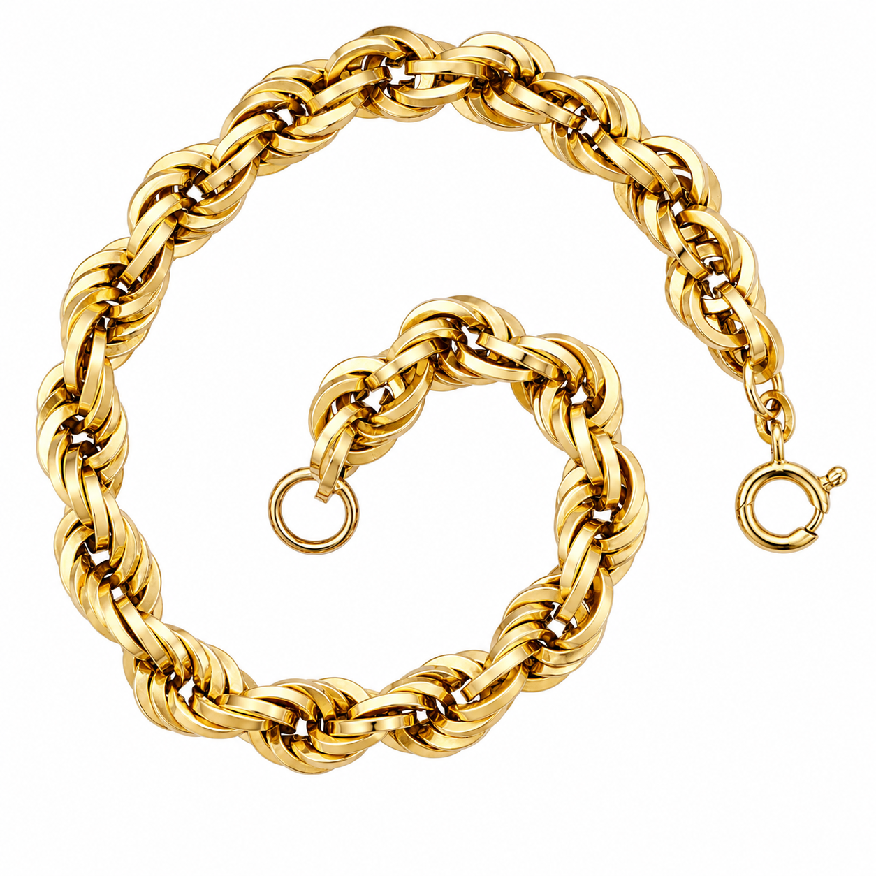 Bracciale - 18 carati Oro giallo - Made in Italy - Handmade