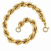 Bracciale - 18 carati Oro giallo - Made in Italy - Handmade