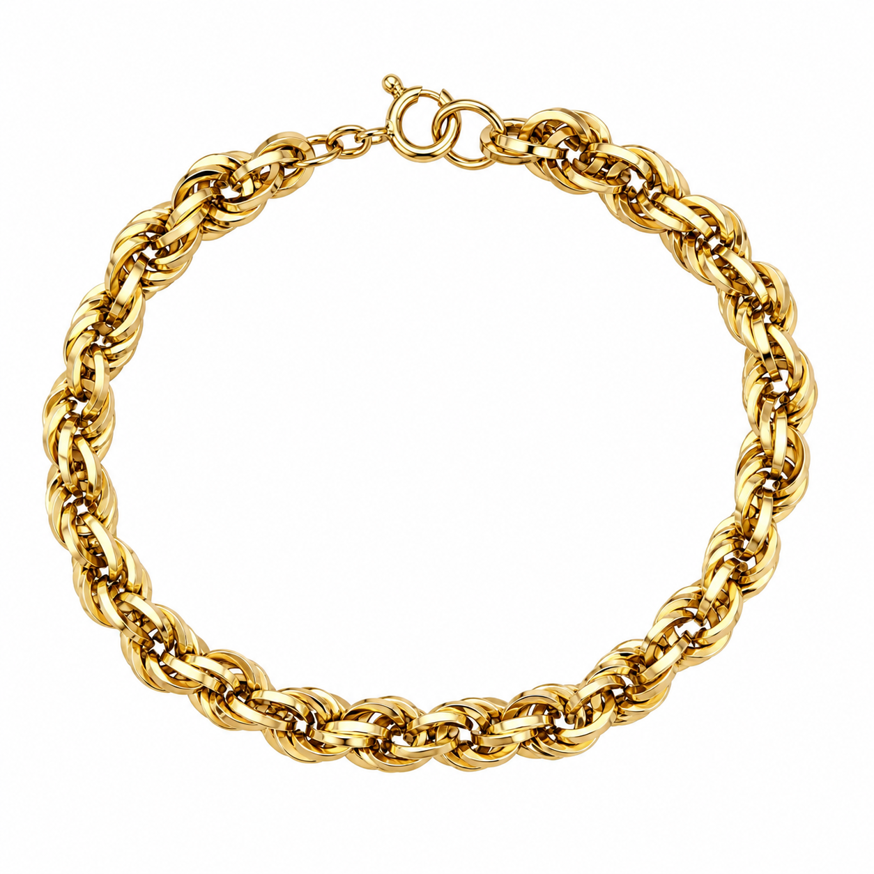 Bracciale - 18 carati Oro giallo - Made in Italy - Handmade