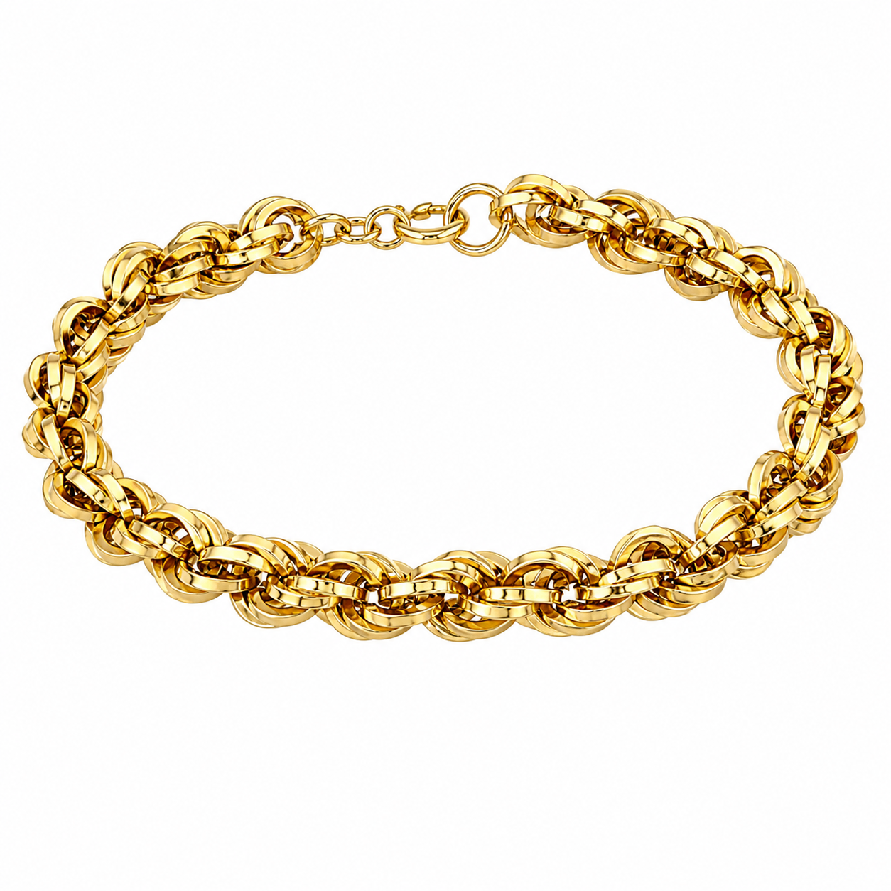 Bracciale - 18 carati Oro giallo - Made in Italy - Handmade