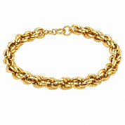 Bracciale - 18 carati Oro giallo - Made in Italy - Handmade