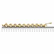 Bracciale - 18 carati Oro giallo - Made in Italy - Handmade