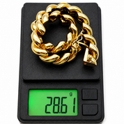 Bracciale - 18 carati Oro giallo - Made in Italy - Handmade