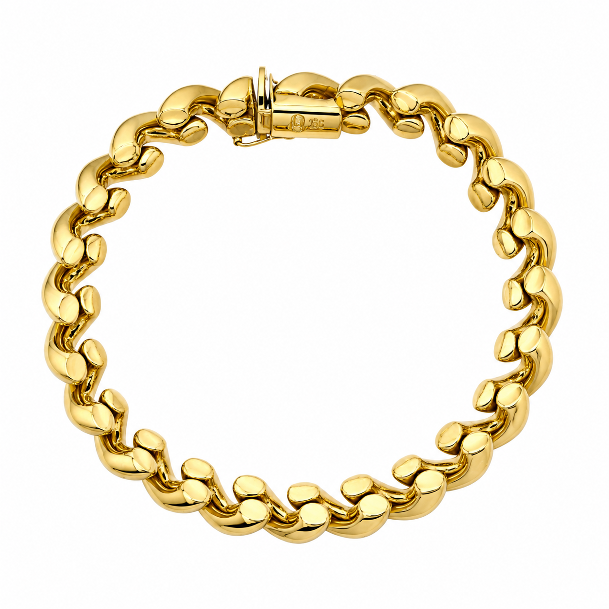 Bracciale - 18 carati Oro giallo - Made in Italy - Handmade