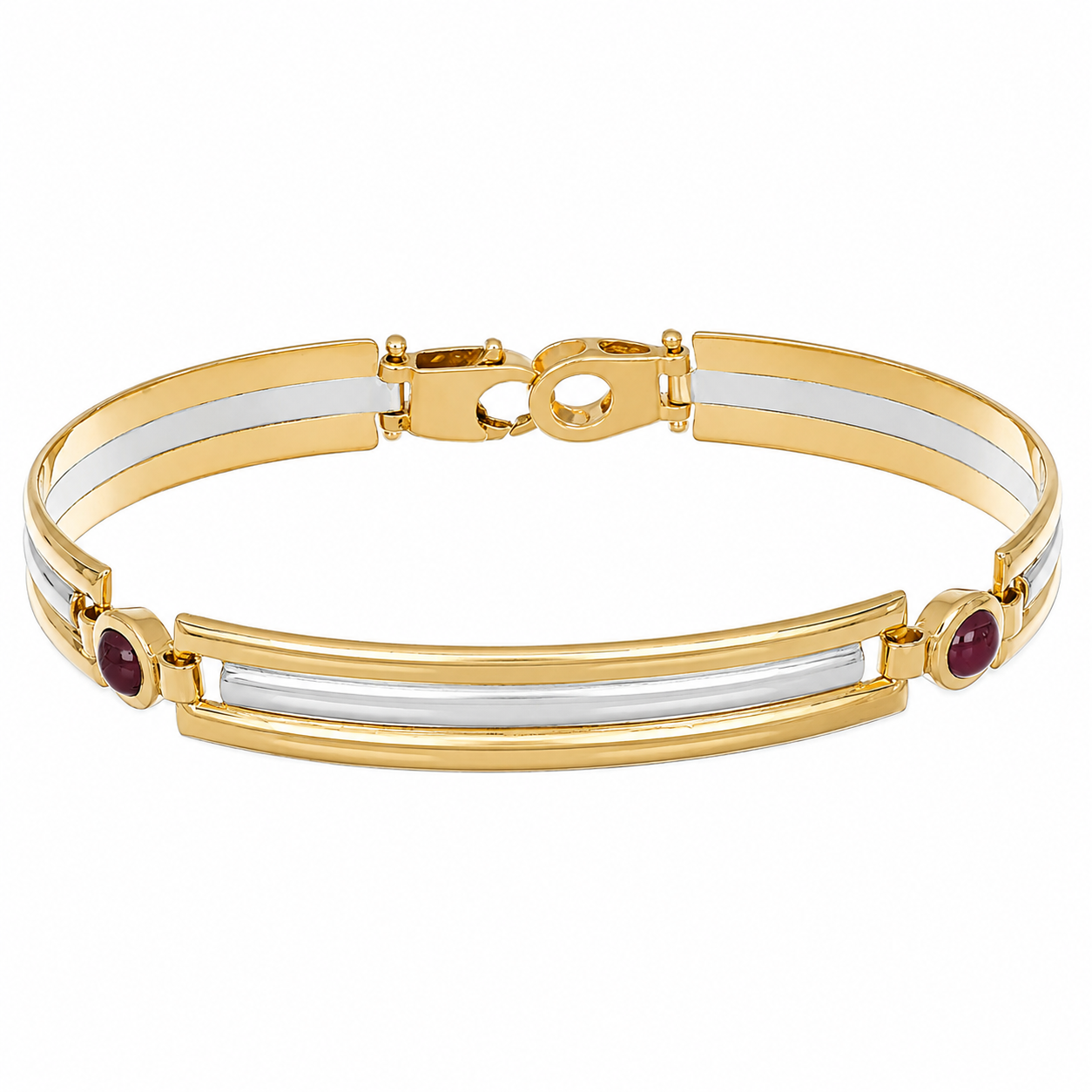 Bracciale - 18 carati Oro giallo, Oro bianco - Made inItaly - Handmade
