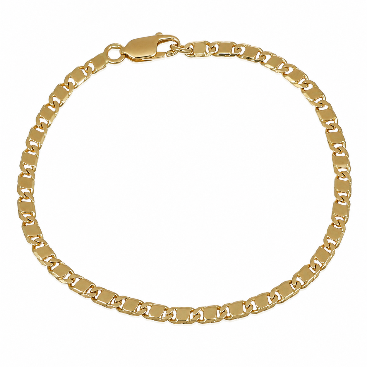 Bracciale - 18 carati Oro giallo - Made in Italy - Handmade