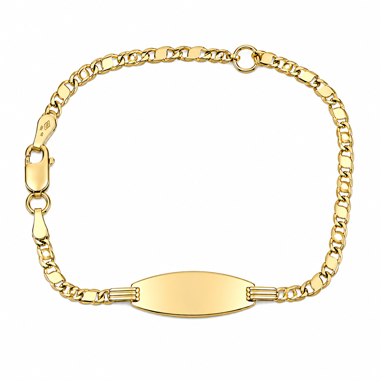 Bracciale - 18 carati Oro giallo - Made in Italy - Handmade