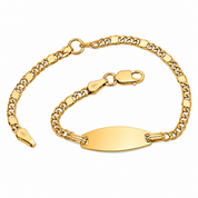 Bracciale - 18 carati Oro giallo - Made in Italy - Handmade