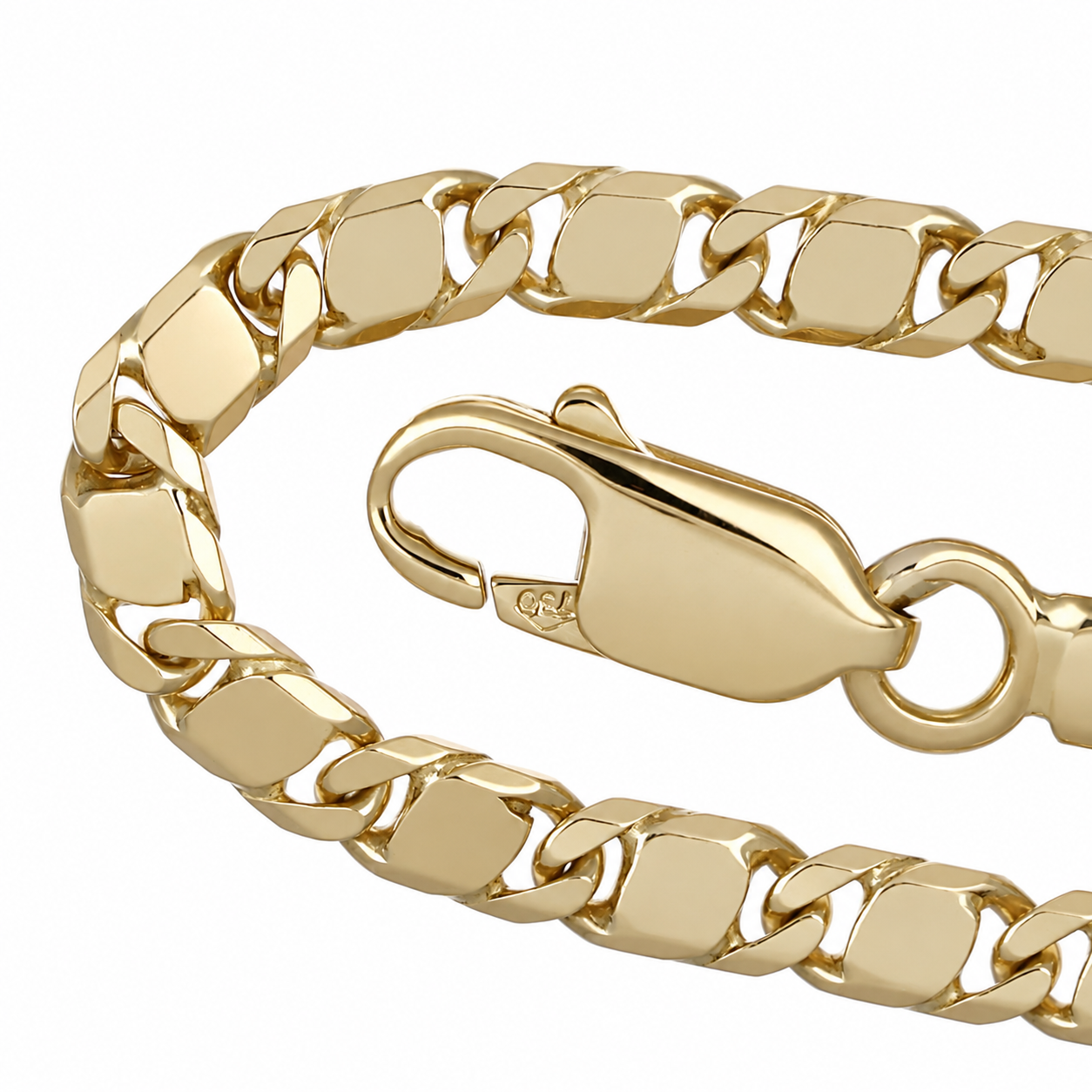 Bracciale - 18 carati Oro giallo - Made in Italy - Handmade