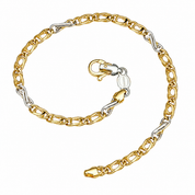Bracciale - 18 carati Oro giallo, Oro bianco - Made inItaly - Handmade