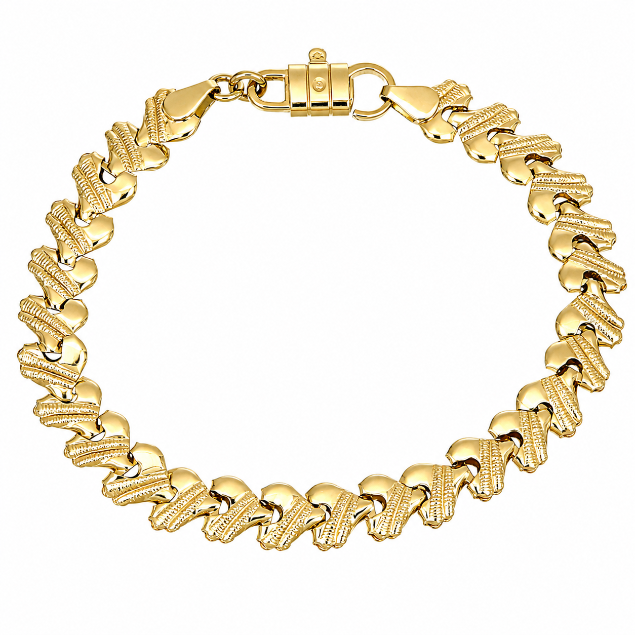 Bracciale - 18 carati Oro giallo - Made in Italy - Handmade