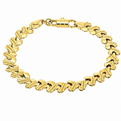 Bracciale - 18 carati Oro giallo - Made in Italy - Handmade