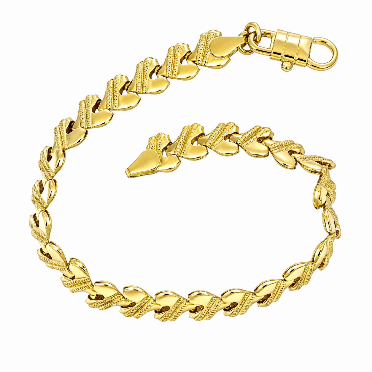 Bracciale - 18 carati Oro giallo - Made in Italy - Handmade