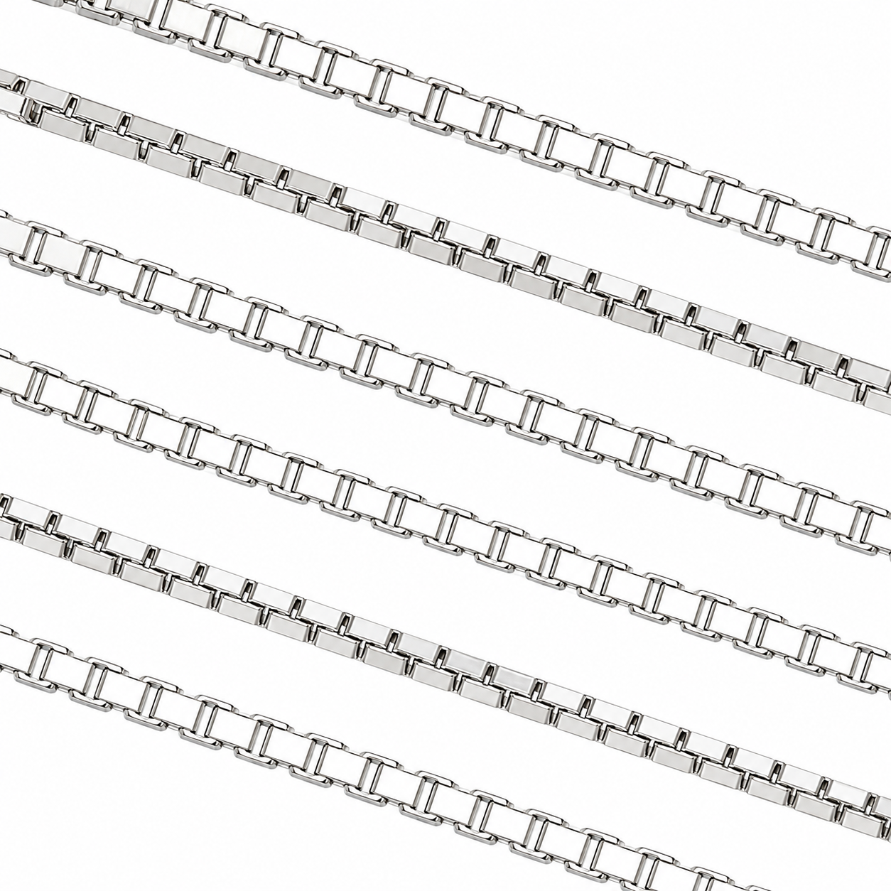 Collana - 18 carati Oro bianco - Made in Italy - Handmade