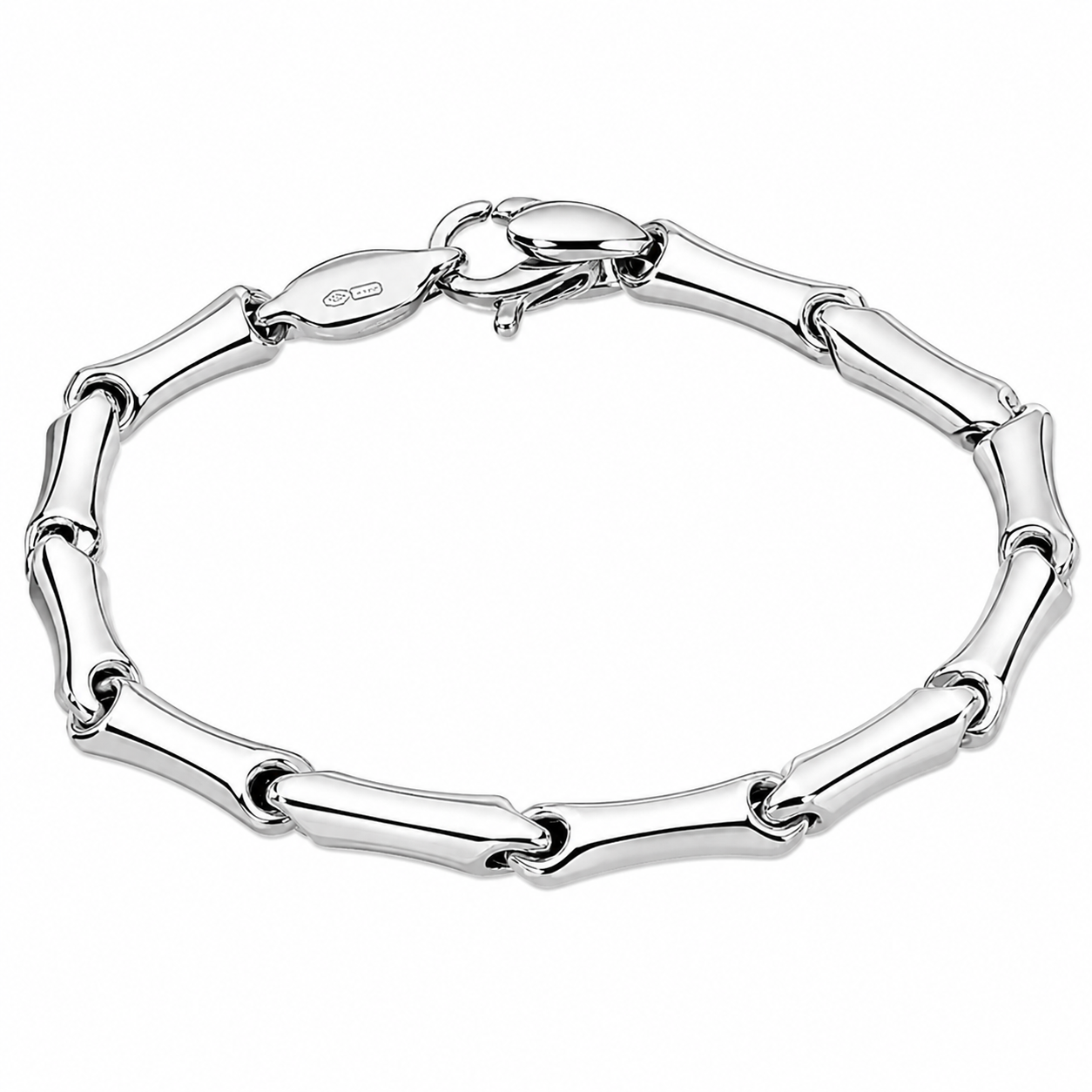 Bracciale - 18 carati Oro bianco - Made in Italy - Handmade