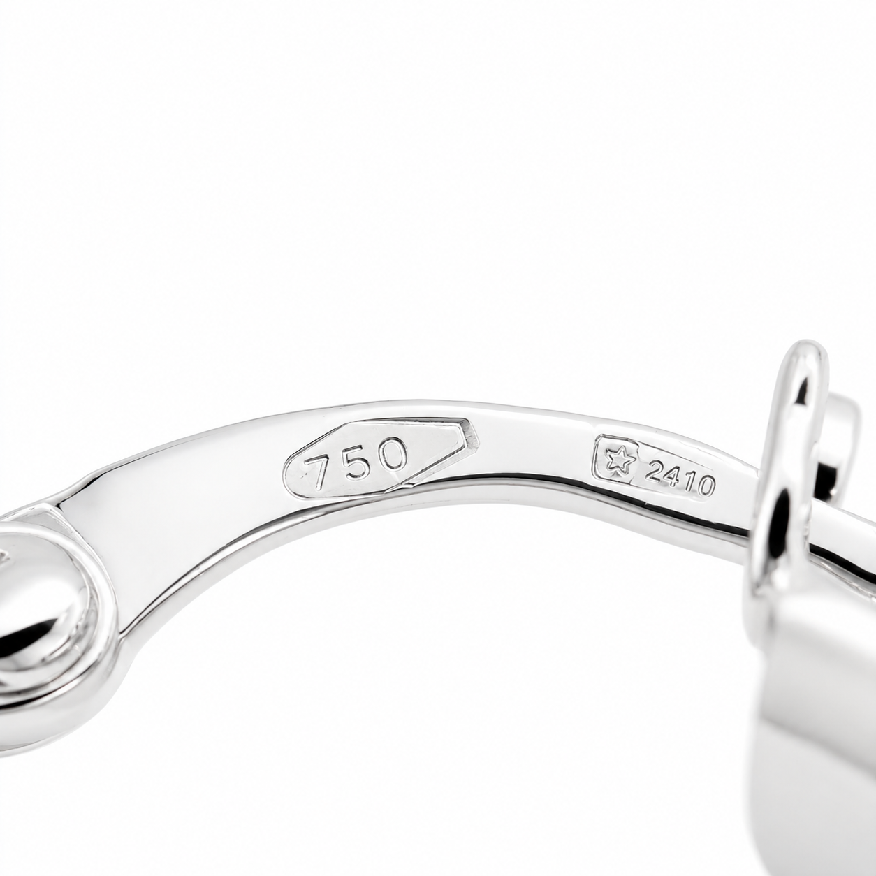 Orecchini - 18 carati Oro bianco - Made in Italy - Handmade