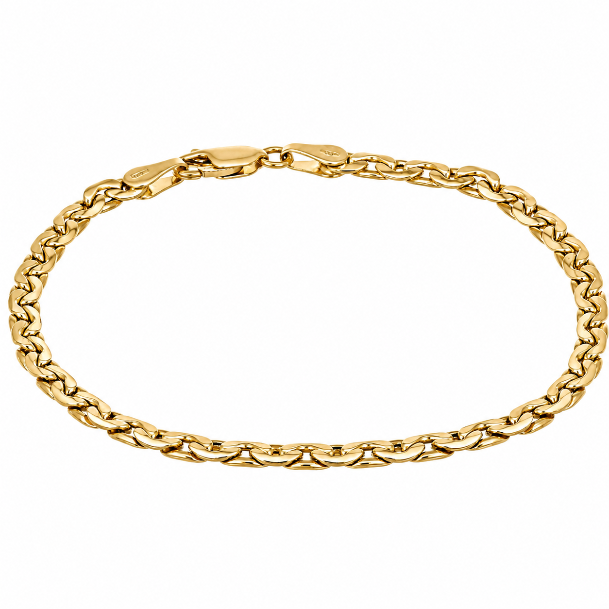 Bracciale - 18 carati Oro giallo - Made in Italy - Handmade