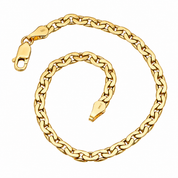Bracciale - 18 carati Oro giallo - Made in Italy - Handmade