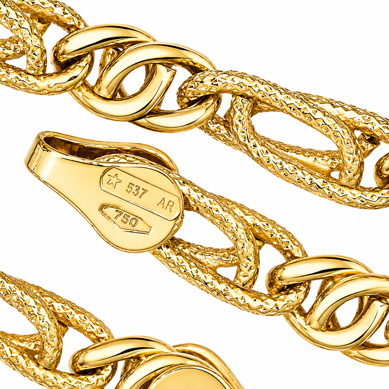 Bracciale - 18 carati Oro giallo - Made in Italy - Handmade