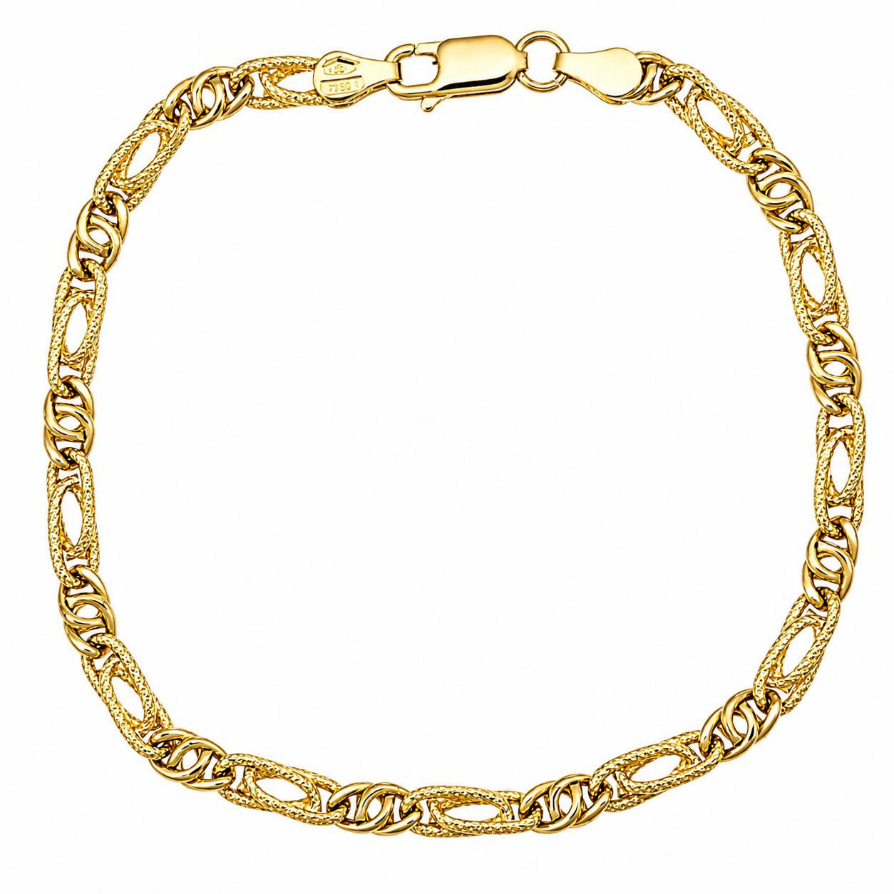 Bracciale - 18 carati Oro giallo - Made in Italy - Handmade