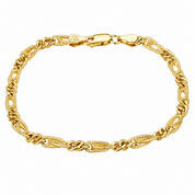 Bracciale - 18 carati Oro giallo - Made in Italy - Handmade