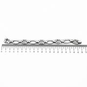 Bracciale - 18 carati Oro bianco - Made in Italy -Handmade