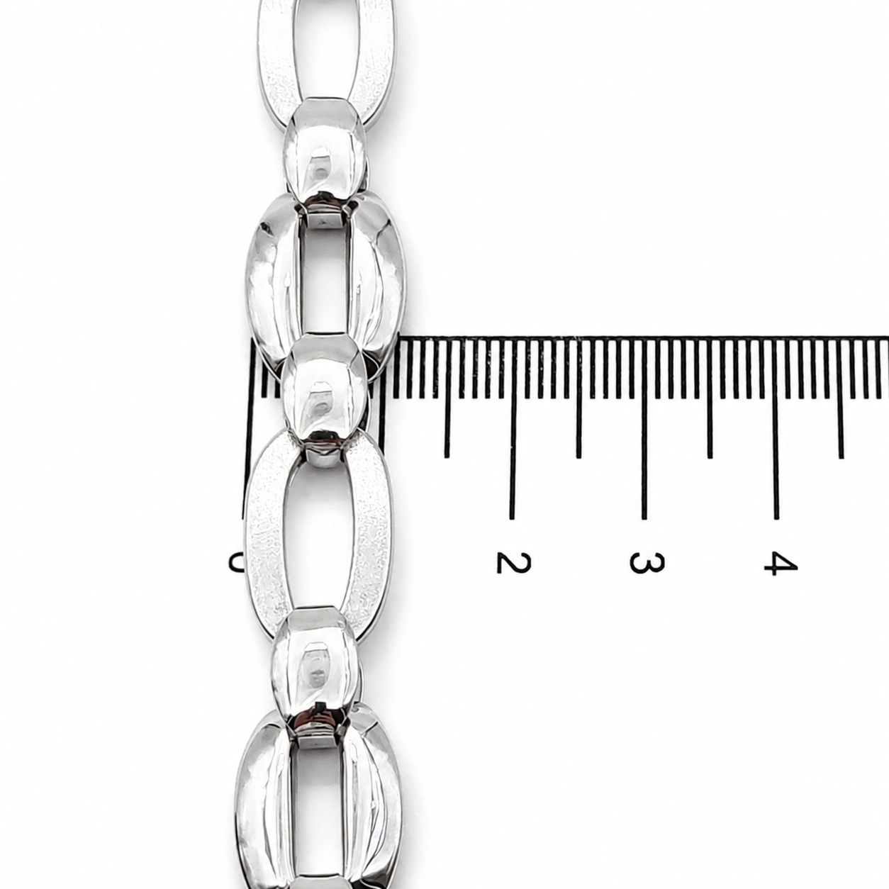 Bracciale - 18 carati Oro bianco - Made in Italy -Handmade