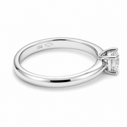 Anello - 18 carati Oro bianco - 0.47ct. tw. Diamante (Naturale) - Made in Italy -Handmade