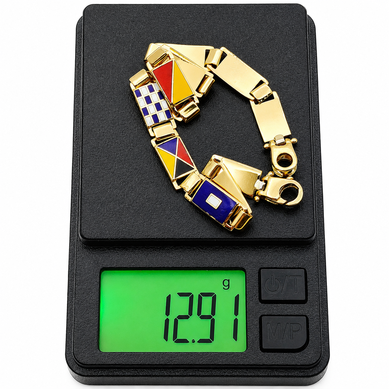 Bracciale - 18 carati Oro giallo - Made in Italy -Handmade