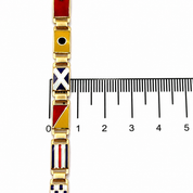 Bracciale - 18 carati Oro giallo - Made in Italy -Handmade