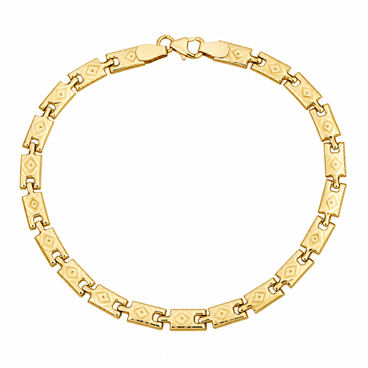 Bracciale - 18 carati Oro giallo - Made in Italy -Handmade