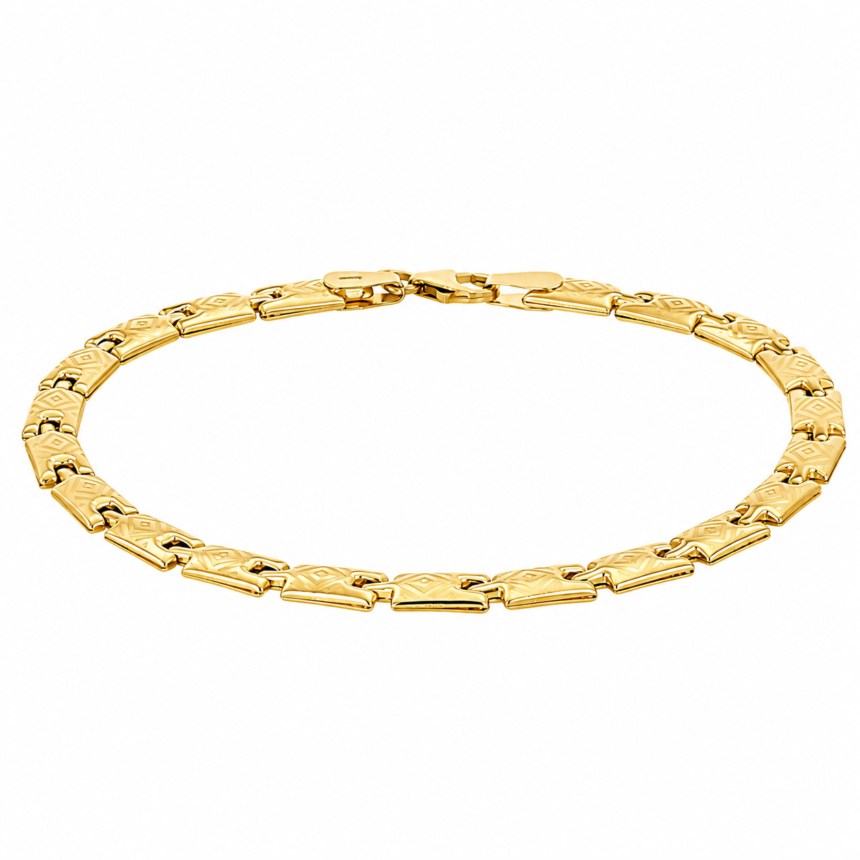 Bracciale - 18 carati Oro giallo - Made in Italy -Handmade