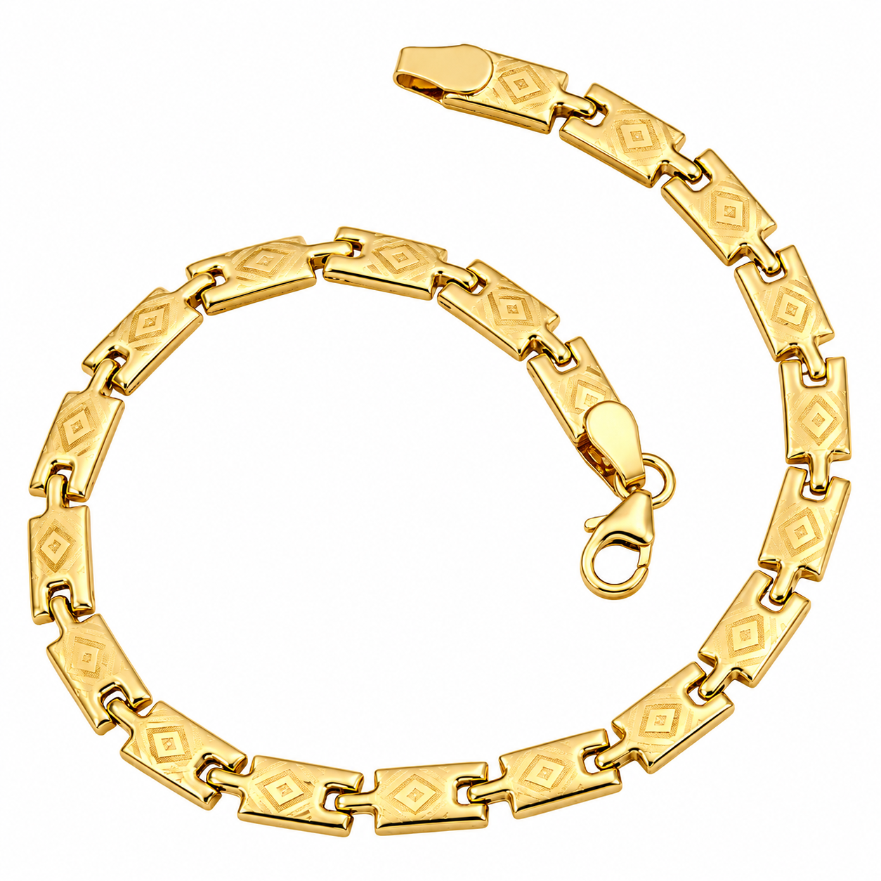 Bracciale - 18 carati Oro giallo - Made in Italy -Handmade