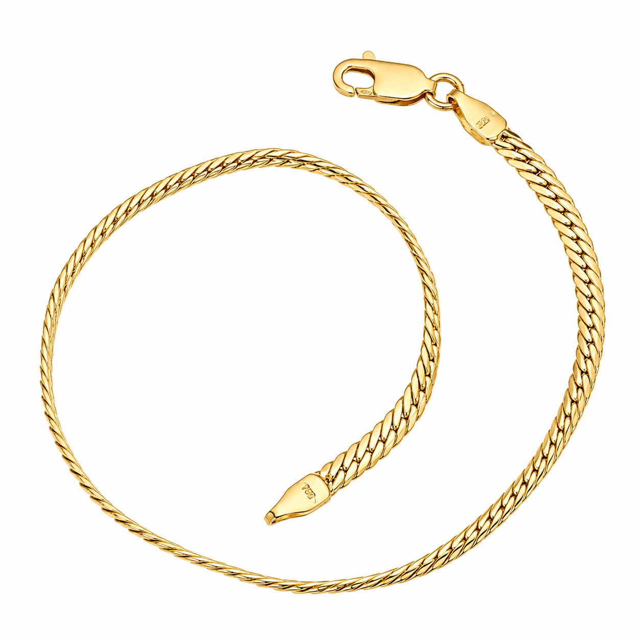 Bracciale - 18 carati Oro giallo - Made in Italy -Handmade