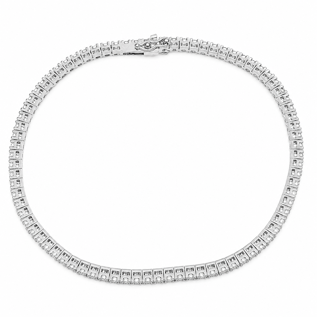 Bracciale - 18 carati Oro bianco - 1.60ct. tw. Diamante (Naturale) - Made in Italy - Handmade
