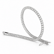 Bracciale - 18 carati Oro bianco - 1.60ct. tw. Diamante (Naturale) - Made in Italy - Handmade