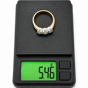 Anello - 18 carati Oro giallo, Oro bianco - 0.80ct. tw. Diamante (Naturale) - Made in Italy - Handmade