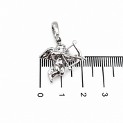 Ciondolo - 18 carati Oro bianco - Made in Italy -Handmade